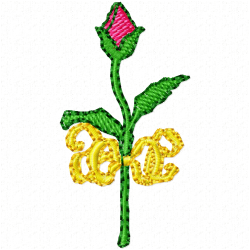 Flowers Embroidery Design 6